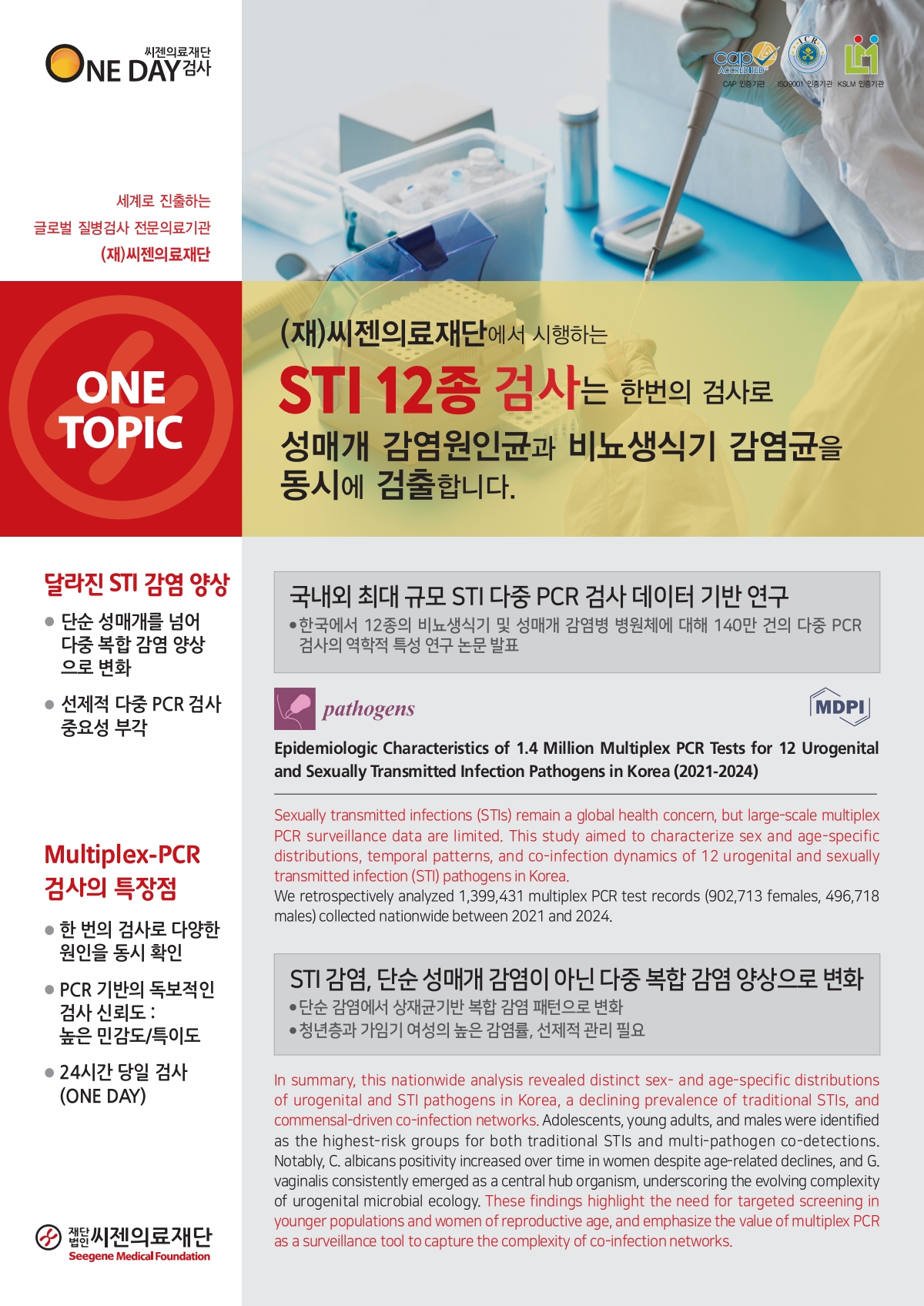[ONE TOPIC] STI12종 검사 (2026.04)